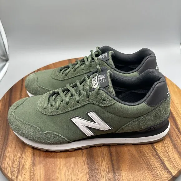 New Balance 515 Shoes Mens Size 11.5 D Green White Athletic Running Sneakers Gym