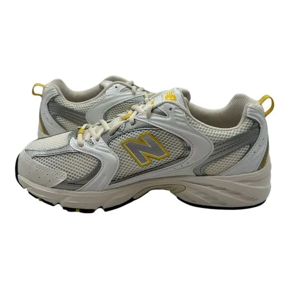 New Balance 530 Running Shoes Mens 8 D Womens 9.5 White Yellow Ginger Lemon
