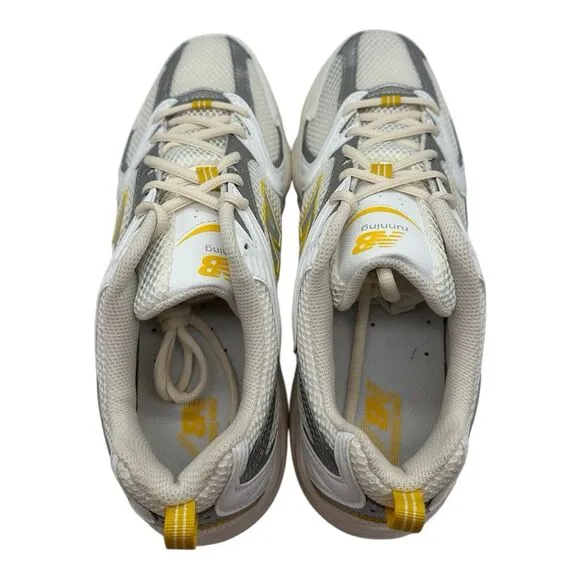 New Balance 530 Running Shoes Mens 8 D Womens 9.5 White Yellow Ginger Lemon