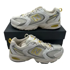 New Balance 530 Running Shoes Mens 8 D Womens 9.5 White Yellow Ginger Lemon