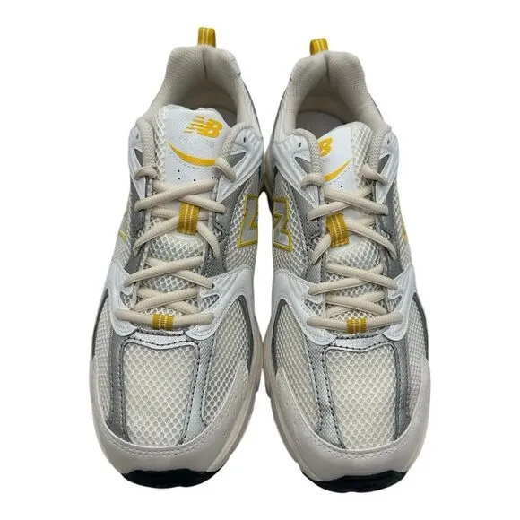 New Balance 530 Running Shoes Mens 8 D Womens 9.5 White Yellow Ginger Lemon