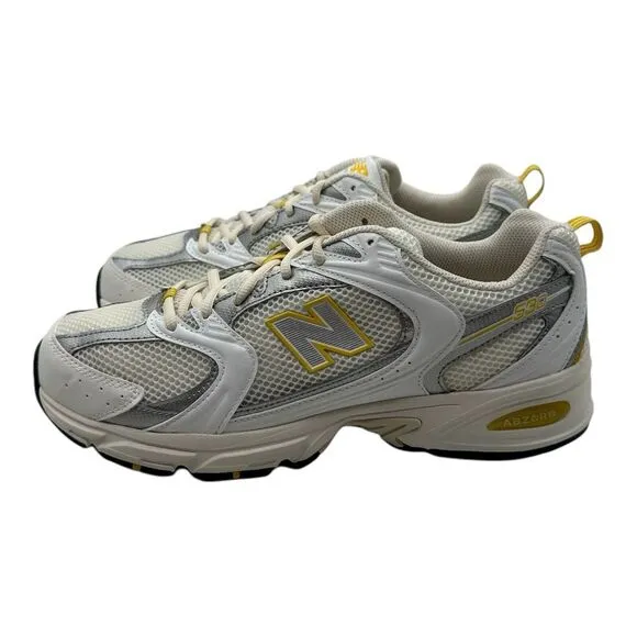 New Balance 530 Running Shoes Mens 8 D Womens 9.5 White Yellow Ginger Lemon