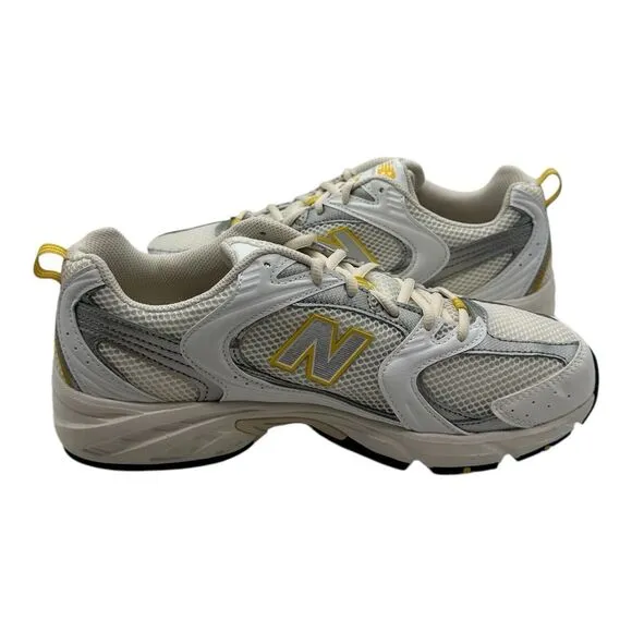 New Balance 530 Running Shoes Mens 8 D Womens 9.5 White Yellow Ginger Lemon