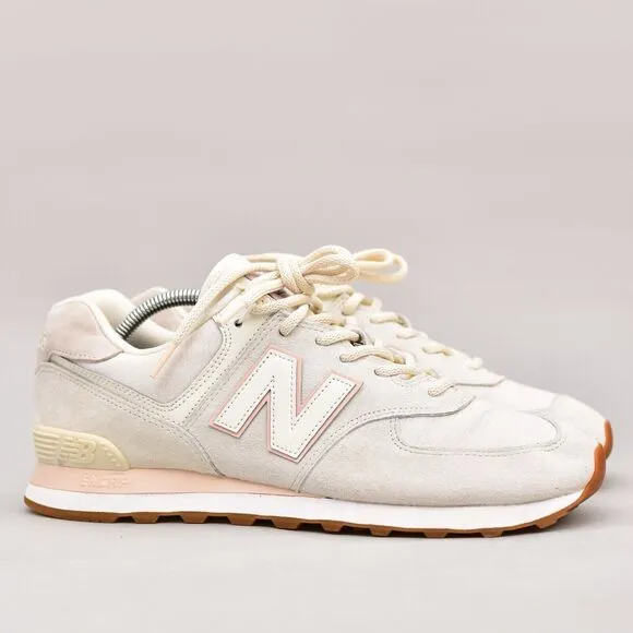 New Balance 574 Women’s Size 12 Running Shoes Lavender Off White Gum Pink