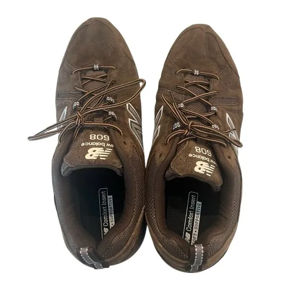 New Balance 608v5 Mens Size 11 Brown Running Walking Suede Shoes Sneakers