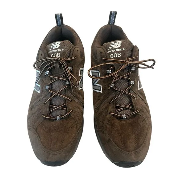 New Balance 608v5 Mens Size 11 Brown Running Walking Suede Shoes Sneakers