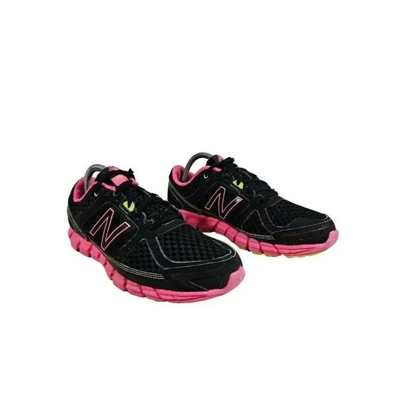 New Balance 750 V1 Black Pink Athletic Running Shoes Women's Size 9.5