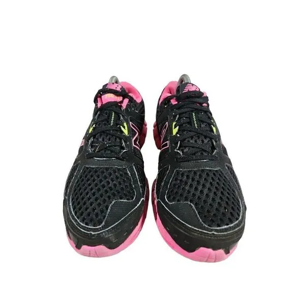 New Balance 750 V1 Black Pink Athletic Running Shoes Women's Size 9.5