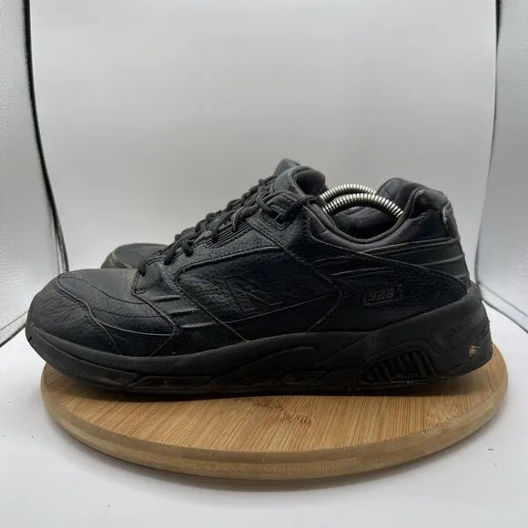 New Balance 926 Men's Size 10.5 B Black Leather Walking Shoes Sneakers MW926BK