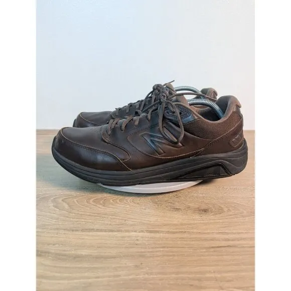 New Balance 928v3 Men’s Size 12.5 D Wide Brown Leather Walking Shoes Rollbar