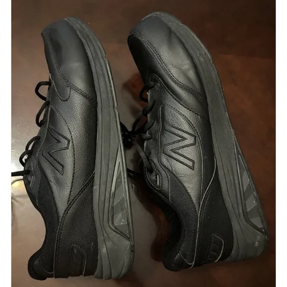 New Balance 928v3 Men's Size 14 Black Leather Walking Shoes MW928BK3