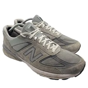 New Balance 990v5 Made In USA Grey Mens Size 14 Running Shoes - M990GL5