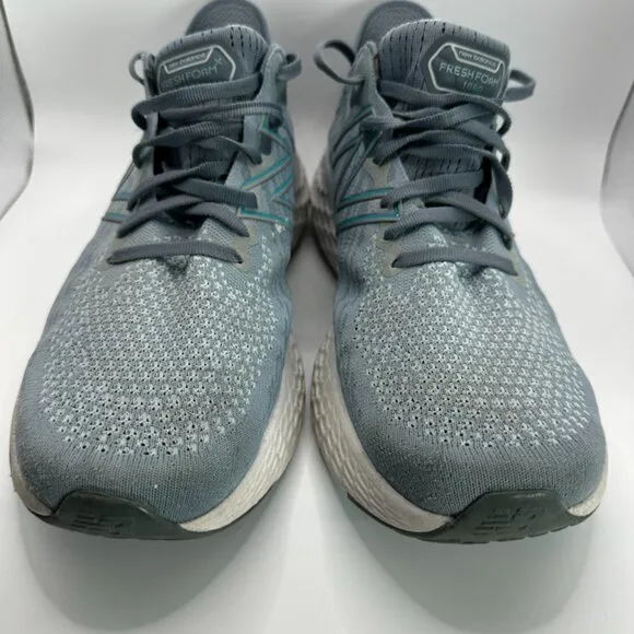 New Balance Fresh Foam 1080v11 Cyclone Shoes Mens Size 11 Gray Green Running