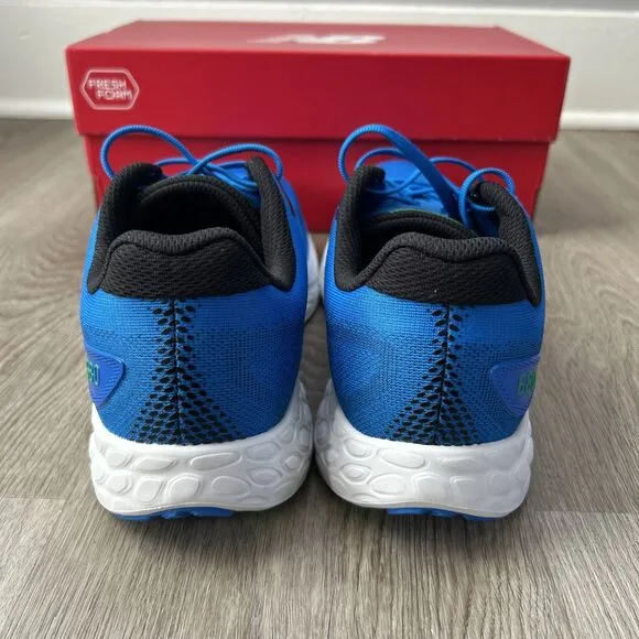 New Balance Fresh Foam 680v8 Mens 9 Womens 10.5 Running Shoes Blue Sneakers