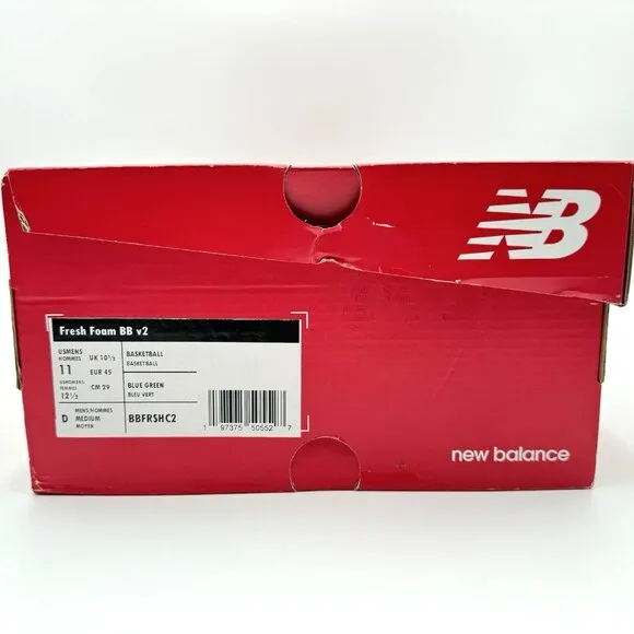 New Balance Fresh Foam BB v2 Unisex Basketball Shoe Size 11 Men's / 12.5 Women’s