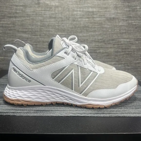 New Balance Fresh Foam Contend White Spikeless Golf NBG4006WT Shoes Men’s Size 9