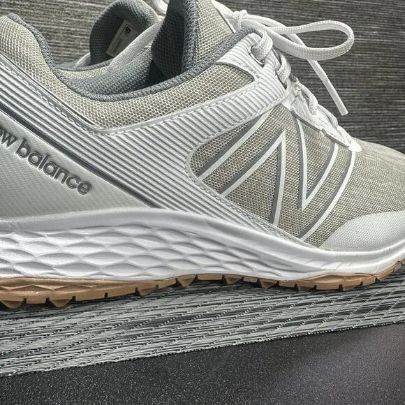 New Balance Fresh Foam Contend White Spikeless Golf NBG4006WT Shoes Men’s Size 9