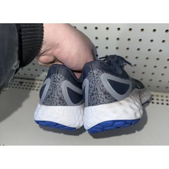 New Balance Fresh Foam Evoz v2 Mens Athletic Running Shoes Size 10 Blue Gray