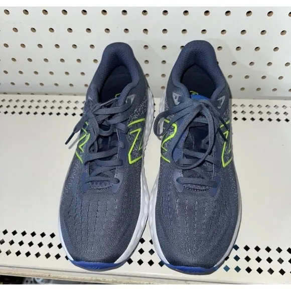 New Balance Fresh Foam Evoz v2 Mens Athletic Running Shoes Size 10 Blue Gray