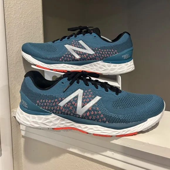 New Balance Fresh Foam M880A10 Jet Stream Red Running Shoes - Mens Size 14
