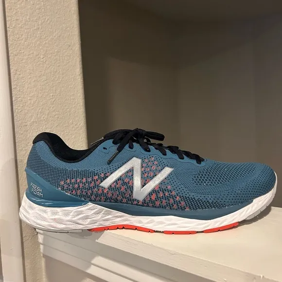 New Balance Fresh Foam M880A10 Jet Stream Red Running Shoes - Mens Size 14