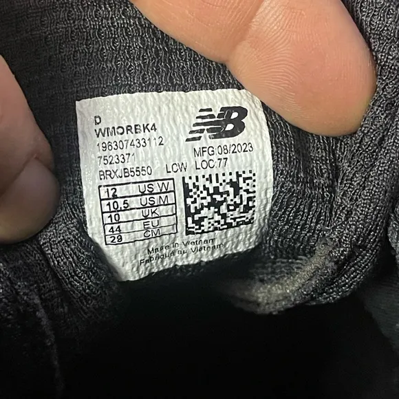 New Balance Fresh Foam More V (Wide)Charcoal |WMORBK4