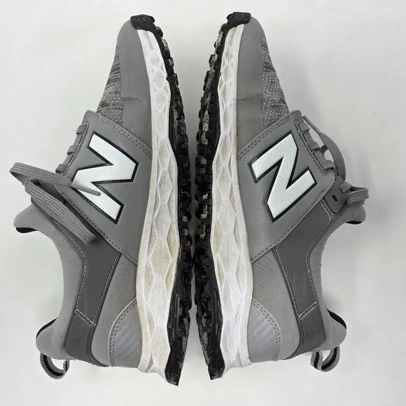 NEW BALANCE FRESH FOAM NBG4000GR GRAY SPIKELESS GOLF SHOES MENS SIZE 10 D