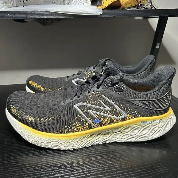 New Balance Fresh Foam X 1080 V12 Men's Running Shoes Black Sneaker Size 14 2E