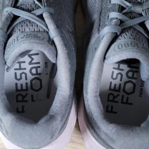 New Balance Fresh Foam X 1080v13 Shoes Womens Size 8.5 Gray Running W1080Z13