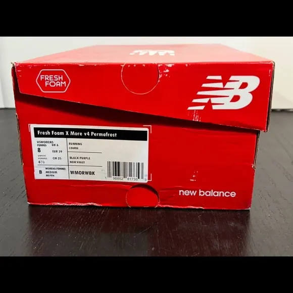 New Balance Fresh Foam X More v4 Permafrost Running Shoes Sneakers Womens 8