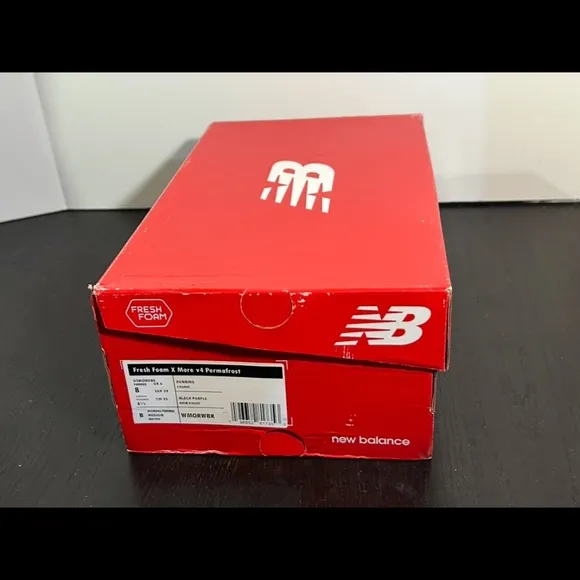 New Balance Fresh Foam X More v4 Permafrost Running Shoes Sneakers Womens 8