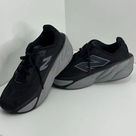 New Balance Fresh Foam X More V5 Shoes Mens 13 D Black Linen Silver Metallic