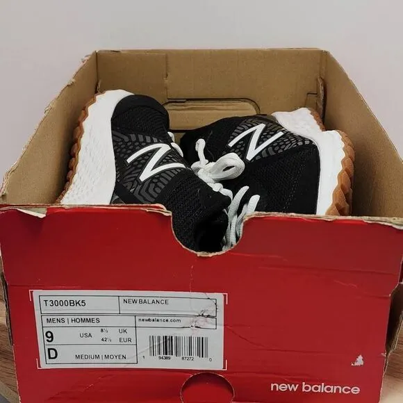 New Balance - Fresh Foam 3000 Trainer Men's Size 9 Blk/Wht/Gum