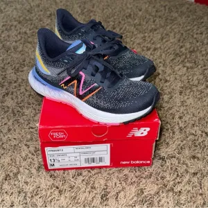 New Balance Kids Fresh Foam 880 Running Shoes Blue Pink PP880M12 Size 13.5 New