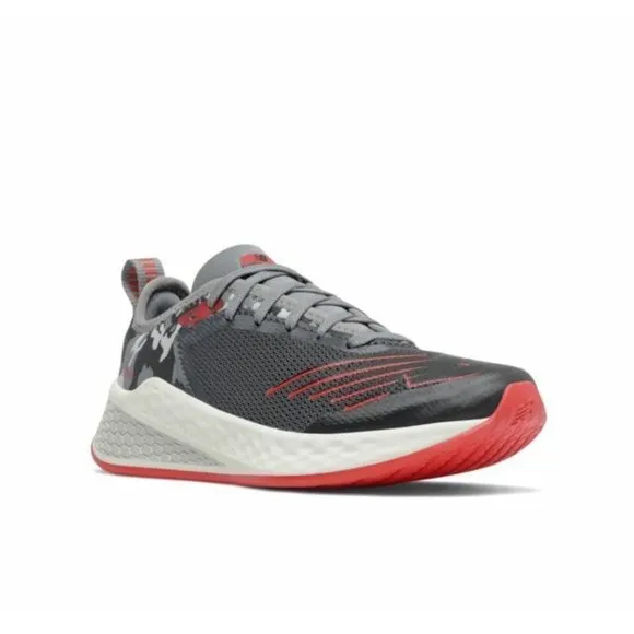 New Balance Kid's Fresh Foam Fast v2 Kids Toddler Size 11 Shoes Grey / Red NEW