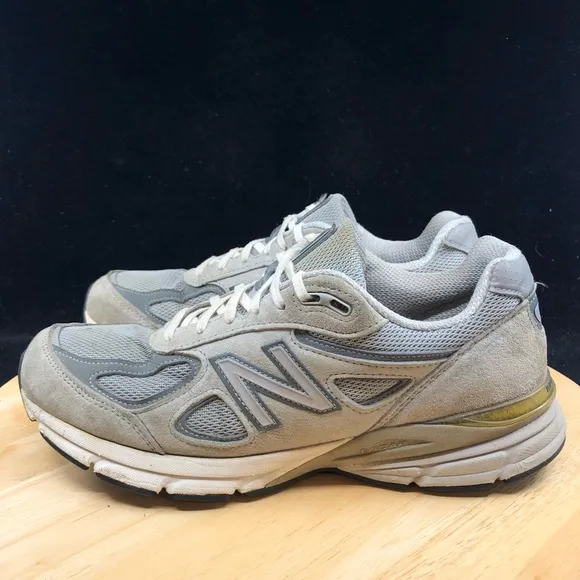 New Balance M990v4 Grey Men’s Sz 8.5 Running Athletic Shoes Made In USA M990GL4