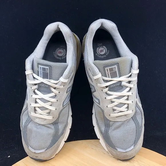New Balance M990v4 Grey Men’s Sz 8.5 Running Athletic Shoes Made In USA M990GL4
