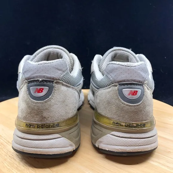 New Balance M990v4 Grey Men’s Sz 8.5 Running Athletic Shoes Made In USA M990GL4