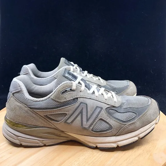New Balance M990v4 Grey Men’s Sz 8.5 Running Athletic Shoes Made In USA M990GL4