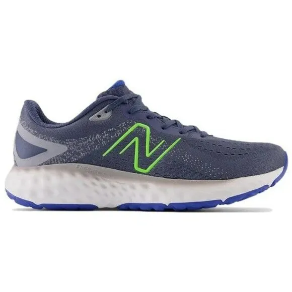 New Balance Men Size 10.5 Fresh Foam EVOZ V2 Indigo Pixel Green Running Shoes