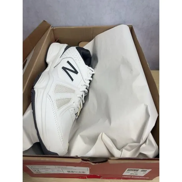 New Balance Mens 519 Cross-Training Sneakers White &amp; Dark Gray Size 13