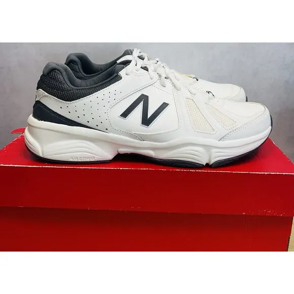 New Balance Mens 519 Cross-Training Sneakers White &amp; Dark Gray Size 13