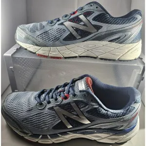 New Balance Men's  840V3 Running Shoes Gray/Blue/Red  Size 10 Sneakers