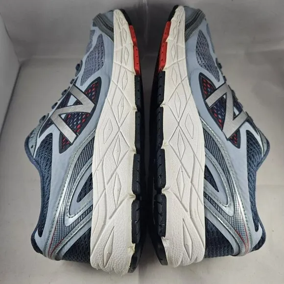 New Balance Men's  840V3 Running Shoes Gray/Blue/Red  Size 10 Sneakers