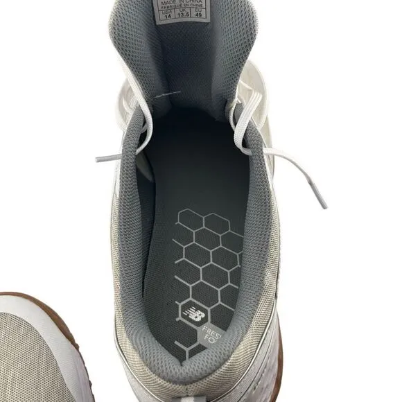 New Balance Men's Fresh Foam Contend Golf Shoes - WHITE size 14 4E