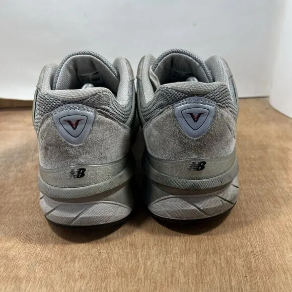 New Balance Mens M990GL5 990V5 Running Shoes Grey Suede Castlerock Size 13 D