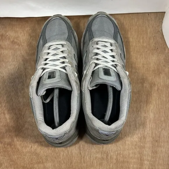 New Balance Mens M990GL5 990V5 Running Shoes Grey Suede Castlerock Size 13 D