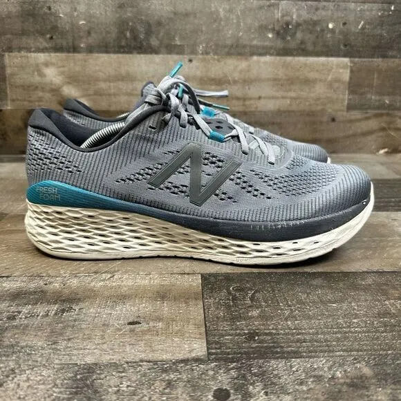 New Balance Men’s Size 12.5 Fresh Foam V1 Athletic Sneakers Grey Running Shoes