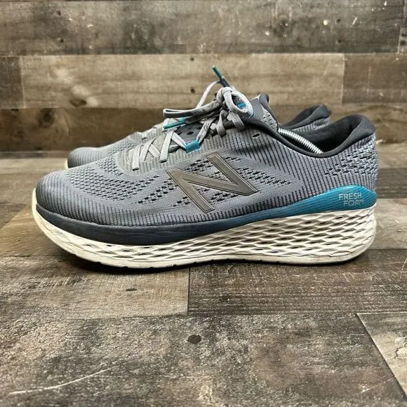 New Balance Men’s Size 12.5 Fresh Foam V1 Athletic Sneakers Grey Running Shoes