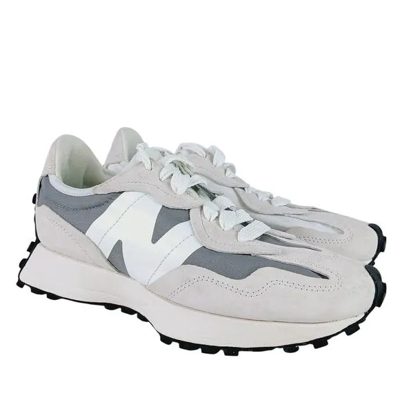 New Balance Men's SZ 7.5 U327WED Gray White EUC